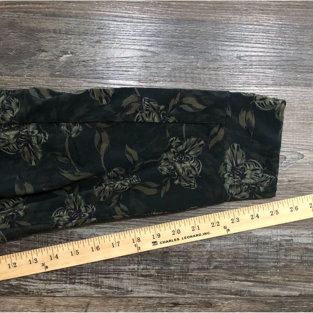 Athleta Trekkie North Printed Jogger Terra Firma Olive Size 12P Drawstring Pocke - Picture 5 of 5